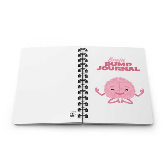Brain Dump Journal — Spiral Notebook for Mindfulness & Stress Relief